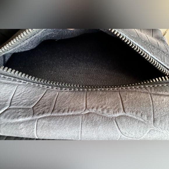 SALVATORE FERRAGAMO BACKPACK RUCKSACK CROCODILE MATTE BLACK GRAY $4300 NWOT - Picture 8 of 13